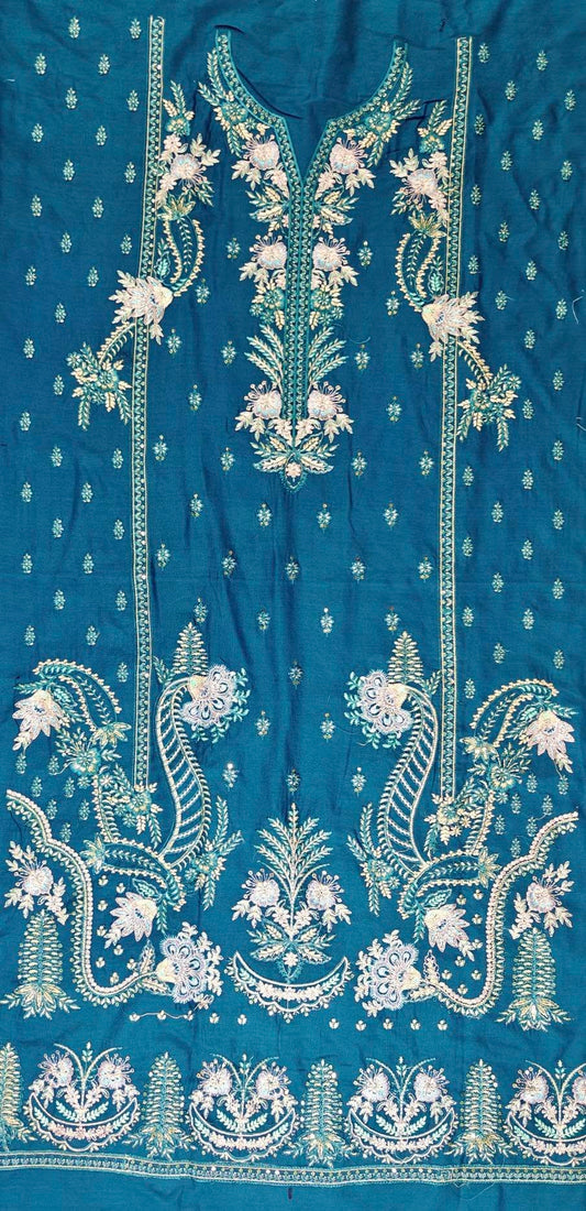 LUXURY DHANAK EMBROIDERY COLLECTION WITH DHANAK SHAWL
