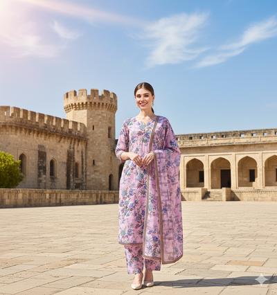 PRINTED KHADDAR ALLOVER STYLE COLLECTION 3PC