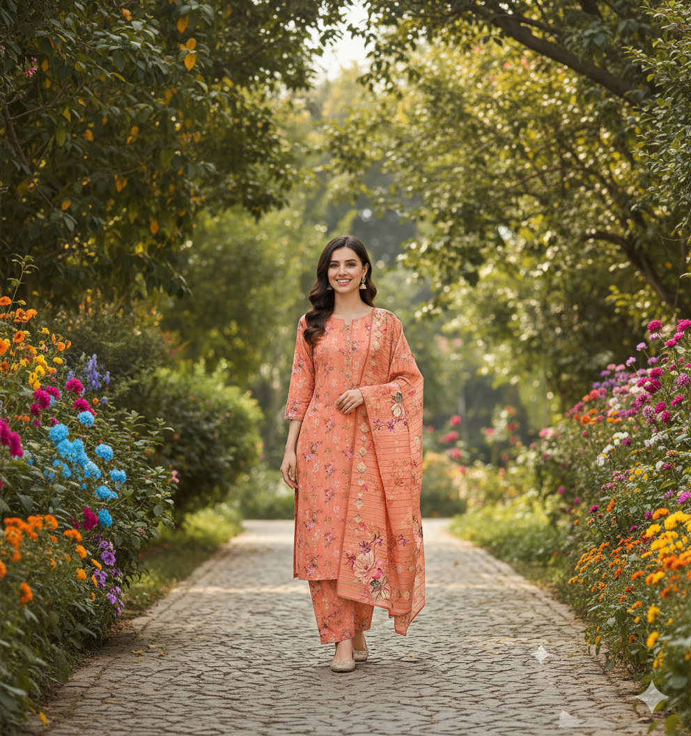 PRINTED KHADDAR ALLOVER STYLE COLLECTION 3PC