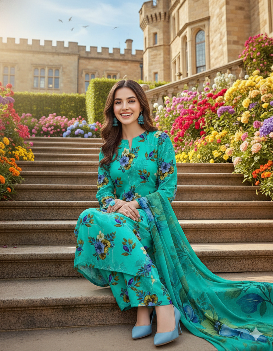 PRINTED KHADDAR ALLOVER STYLE COLLECTION 3PC