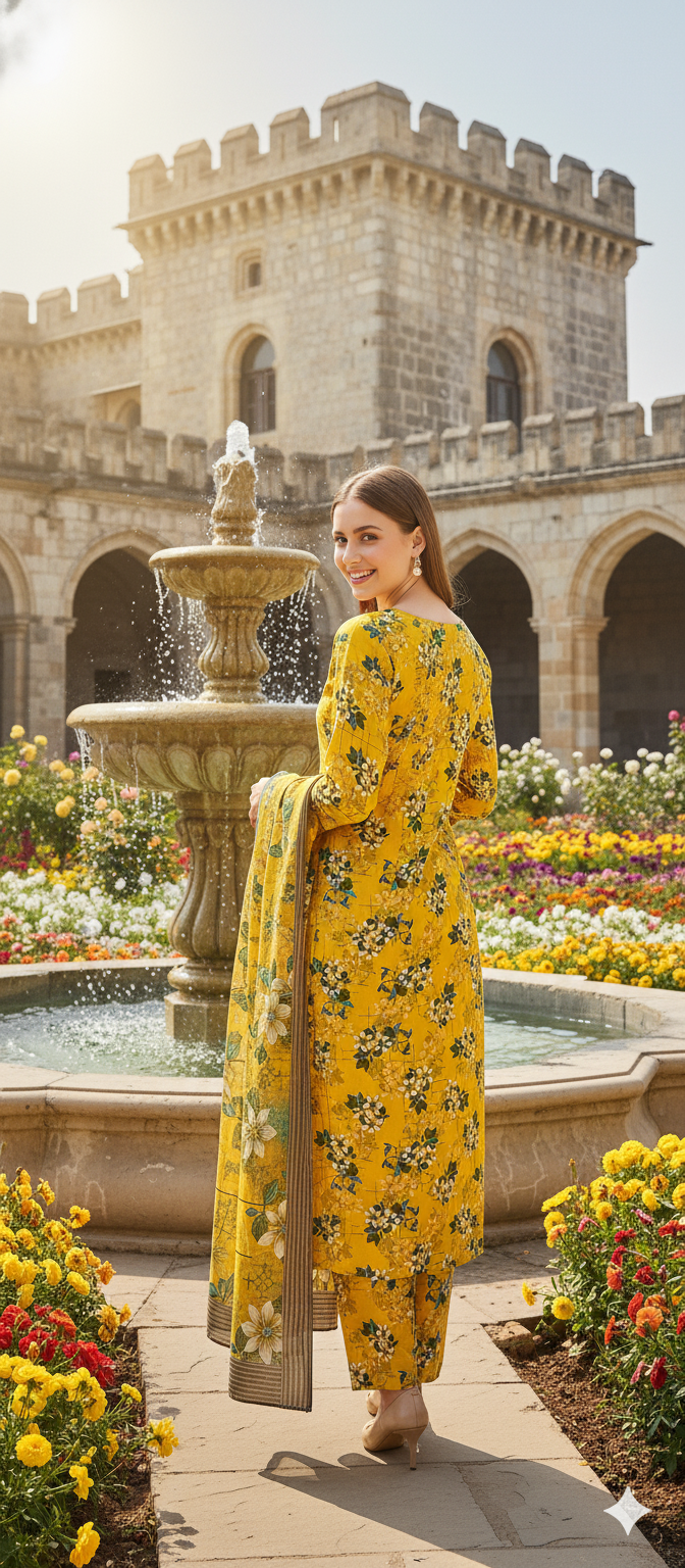 PRINTED KHADDAR ALLOVER STYLE COLLECTION 3PC