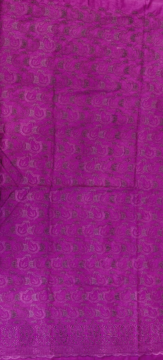 LUXURY DHANAK CHIKANKARI BORING EMBROIDERY COLLECTION WITH DHANAK SHAWL