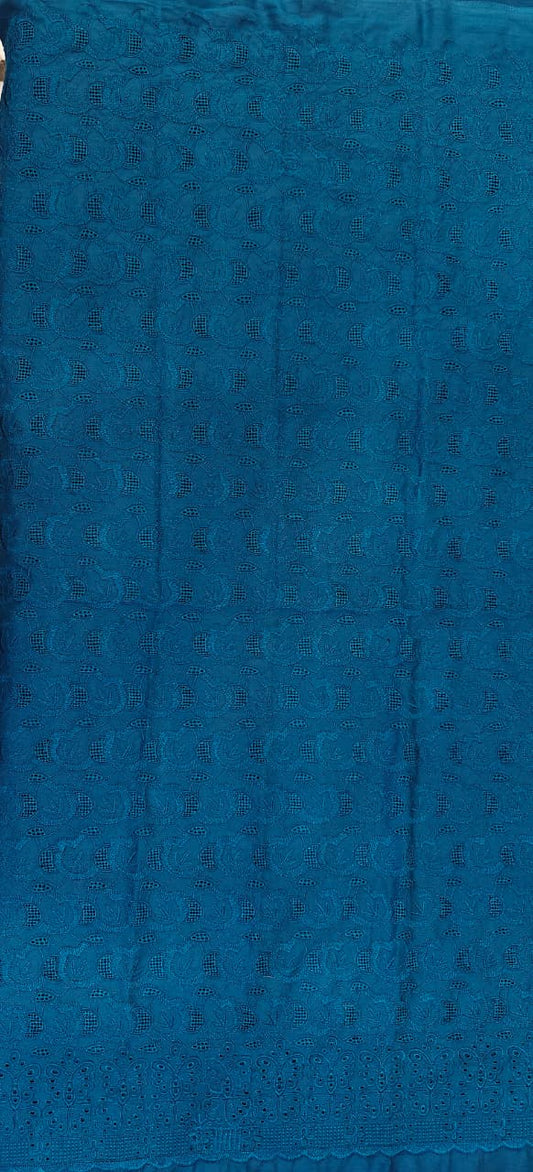 LUXURY DHANAK CHIKANKARI BORING EMBROIDERY COLLECTION WITH DHANAK SHAWL