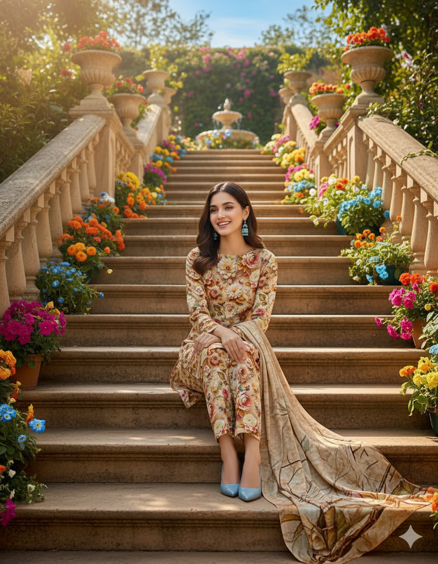 PRINTED KHADDAR ALLOVER STYLE COLLECTION 3PC