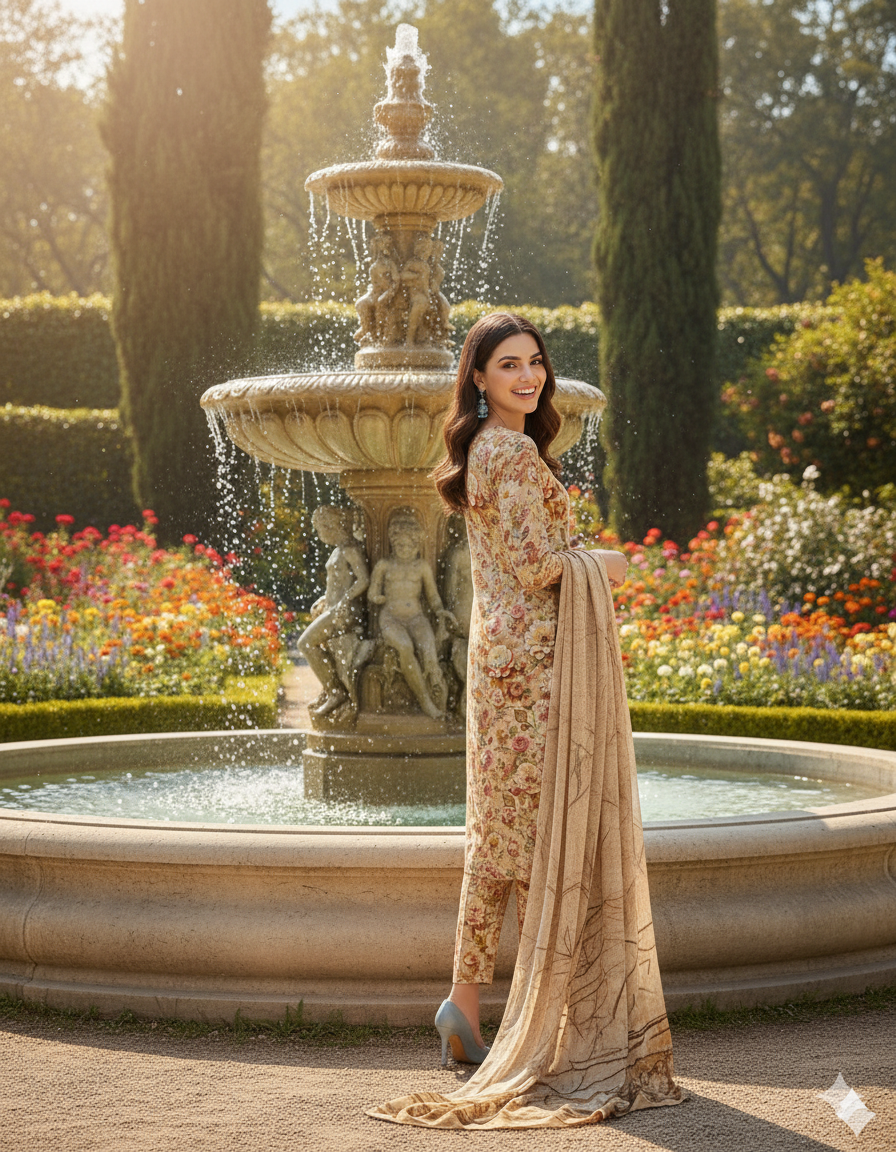 PRINTED KHADDAR ALLOVER STYLE COLLECTION 3PC