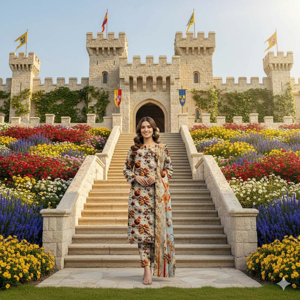 PRINTED KHADDAR ALLOVER STYLE COLLECTION 3PC