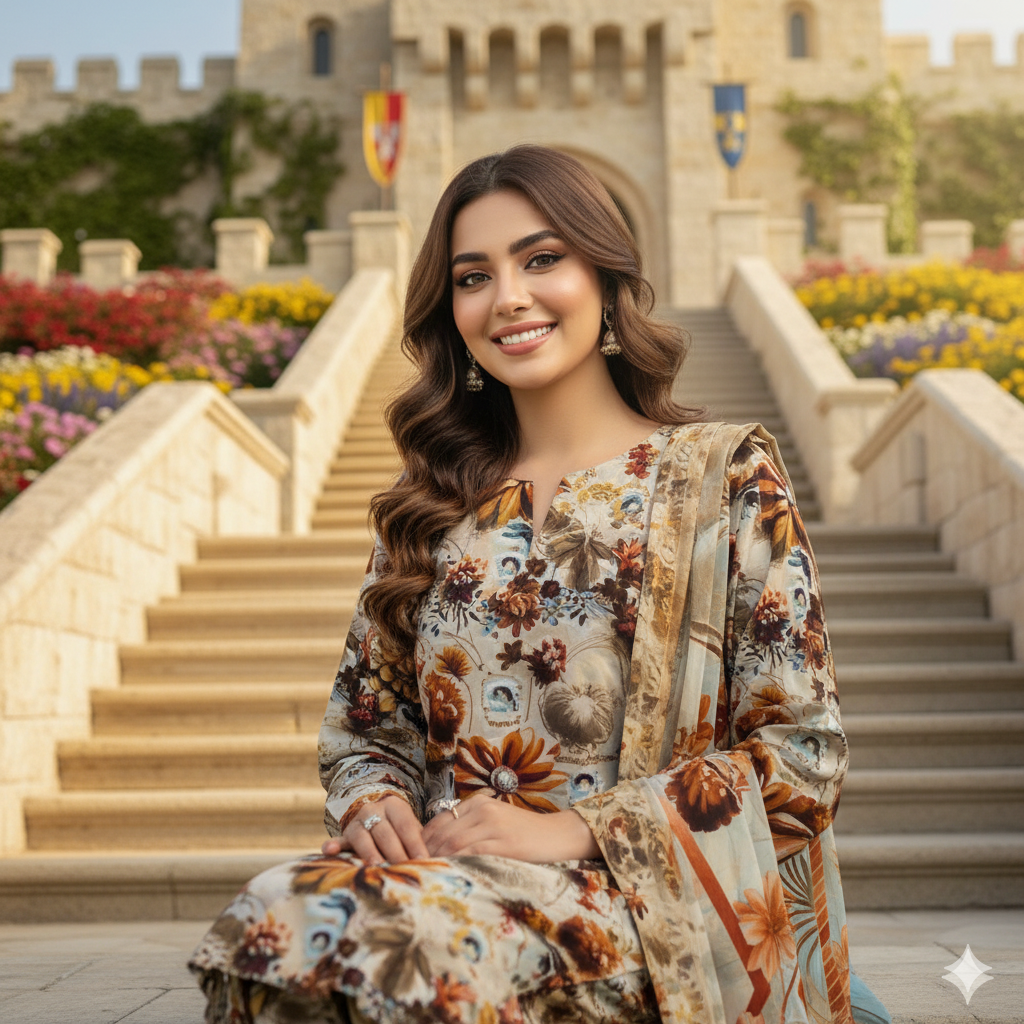 PRINTED KHADDAR ALLOVER STYLE COLLECTION 3PC