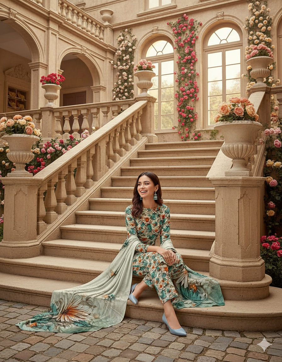 PRINTED KHADDAR ALLOVER STYLE COLLECTION 3PC