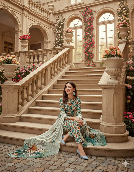 PRINTED KHADDAR ALLOVER STYLE COLLECTION 3PC