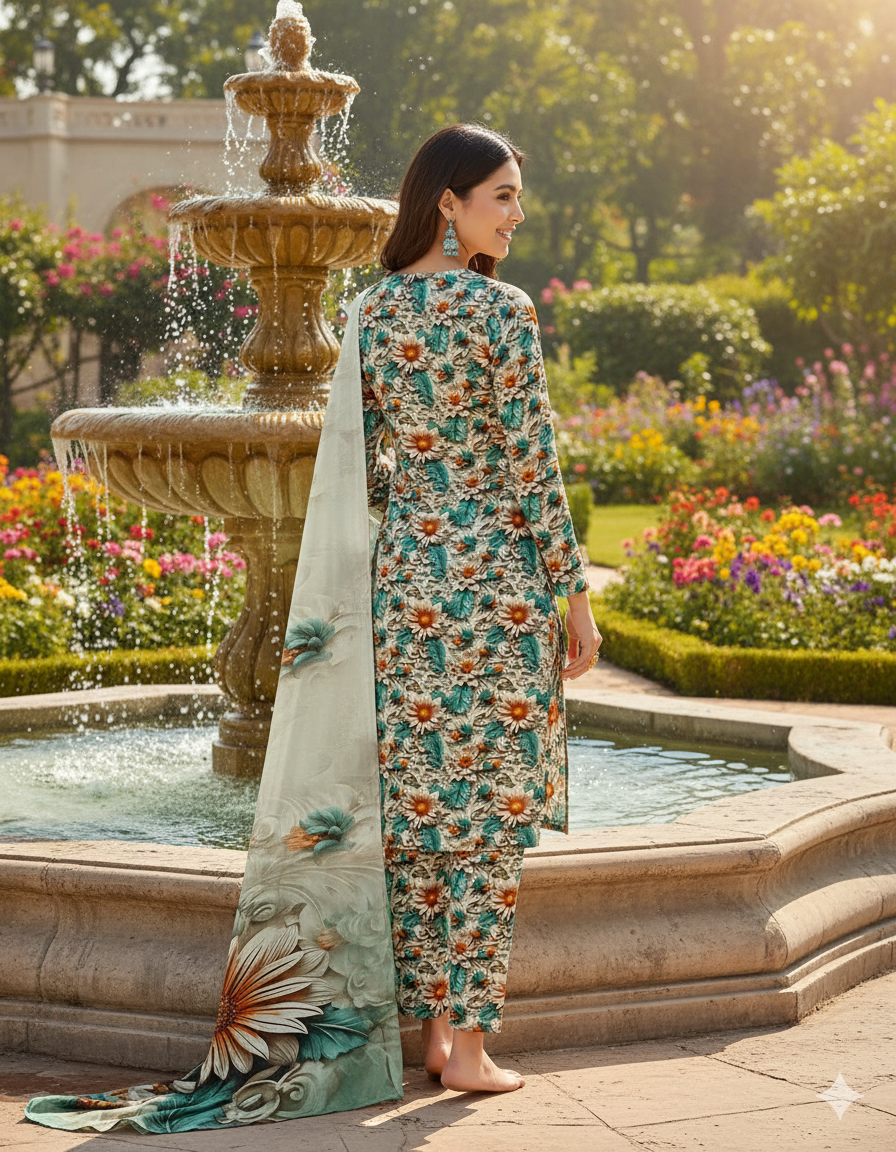 PRINTED KHADDAR ALLOVER STYLE COLLECTION 3PC