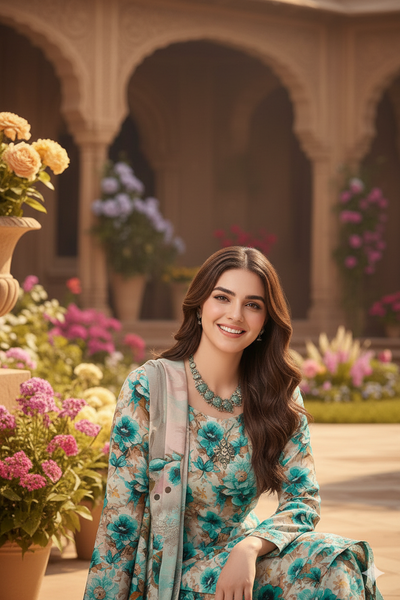 PRINTED KHADDAR ALLOVER STYLE COLLECTION 3PC