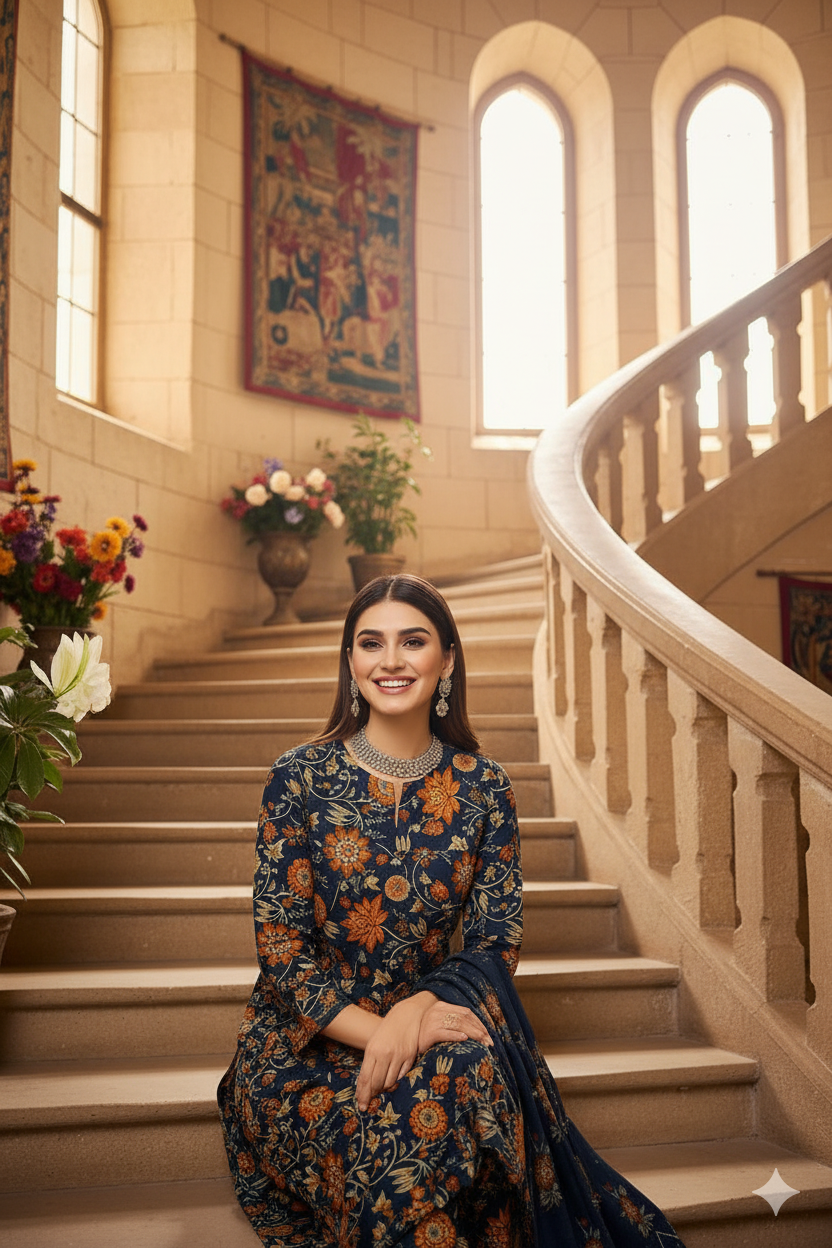 PRINTED KHADDAR ALLOVER STYLE COLLECTION 3PC