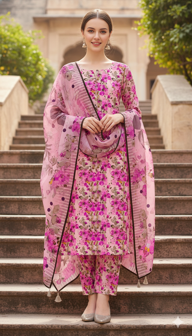 PRINTED KHADDAR ALLOVER STYLE COLLECTION 3PC