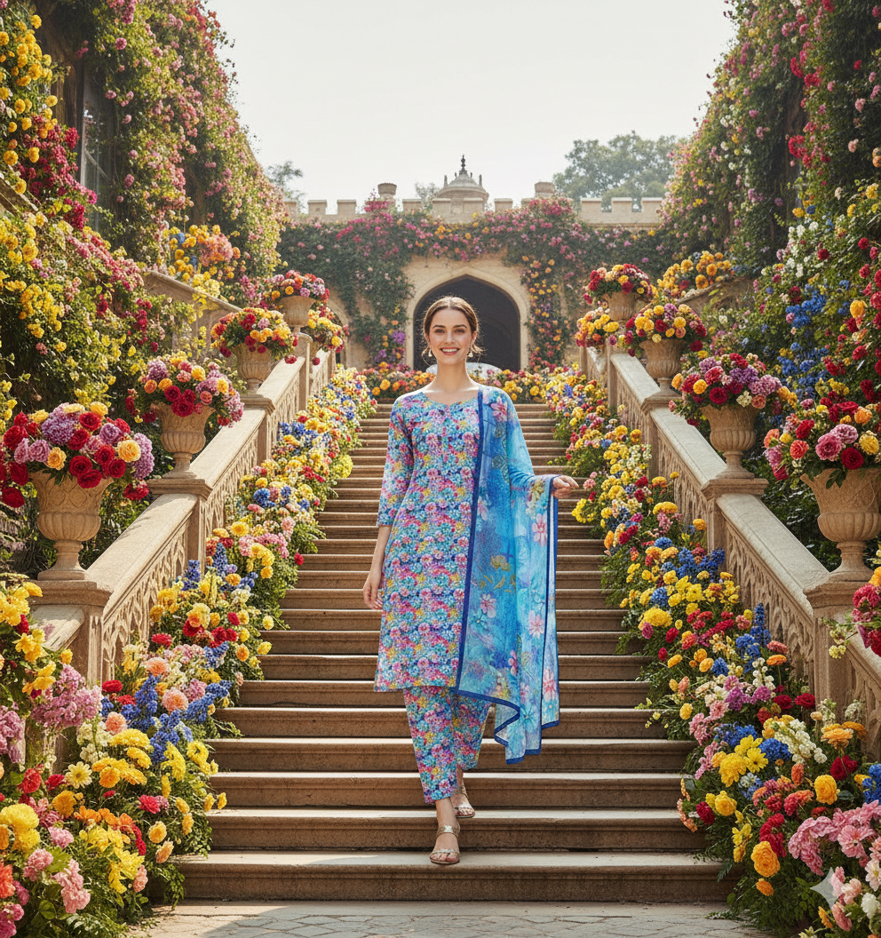 PRINTED KHADDAR ALLOVER STYLE COLLECTION 3PC