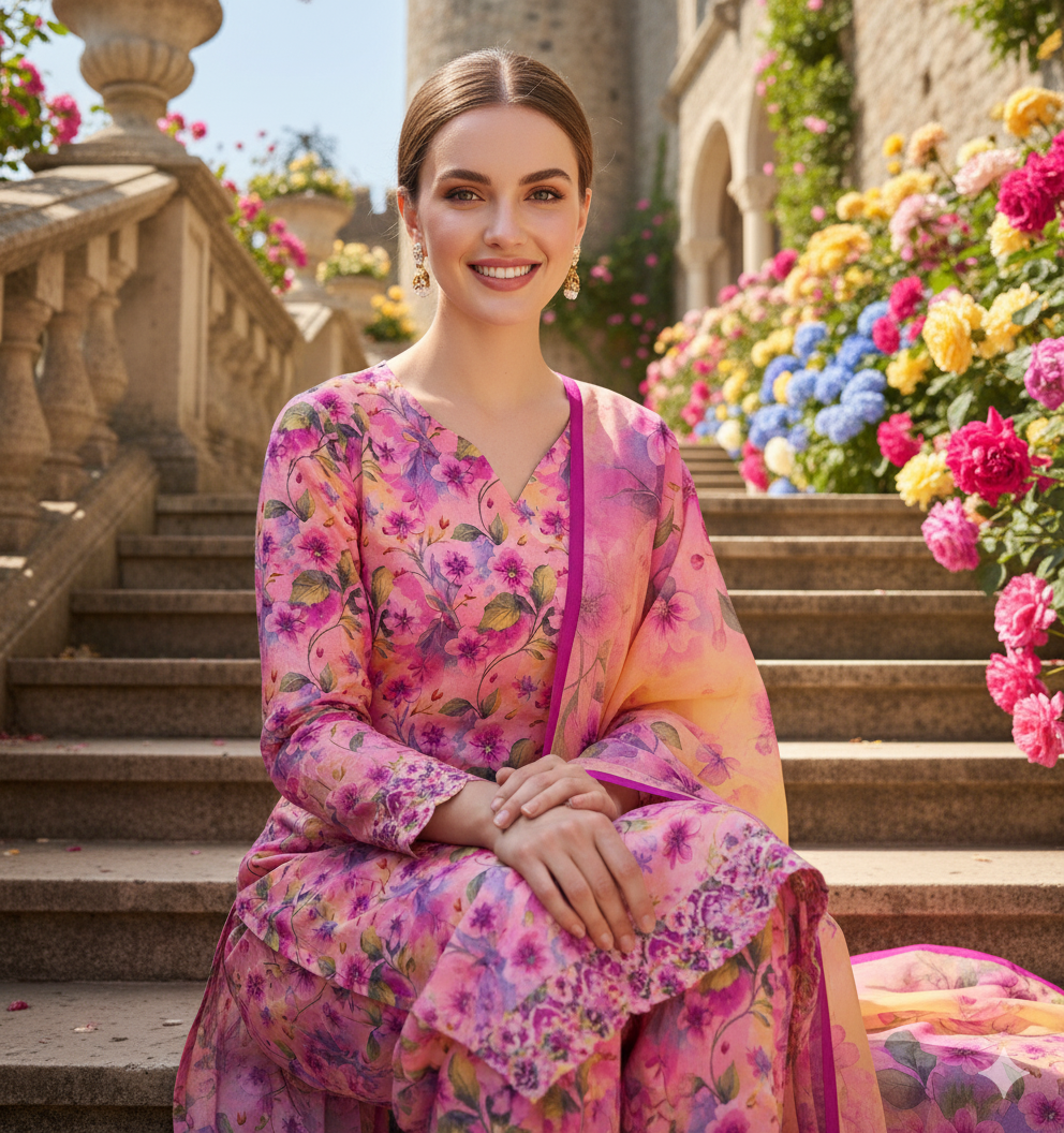 PRINTED KHADDAR ALLOVER STYLE COLLECTION 3PC