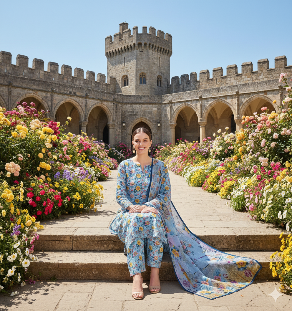 PRINTED KHADDAR ALLOVER STYLE COLLECTION 3PC