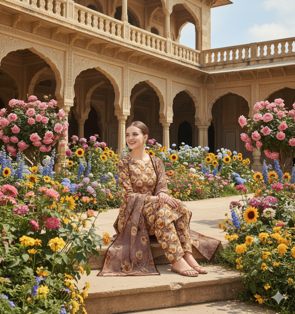 PRINTED KHADDAR ALLOVER STYLE COLLECTION 3PC