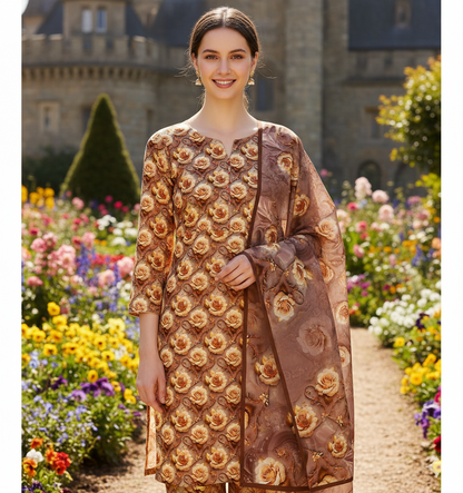 PRINTED KHADDAR ALLOVER STYLE COLLECTION 3PC