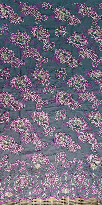 LUXURY DHANAK EMBROIDERY COLLECTION WITH DHANAK SHAWL