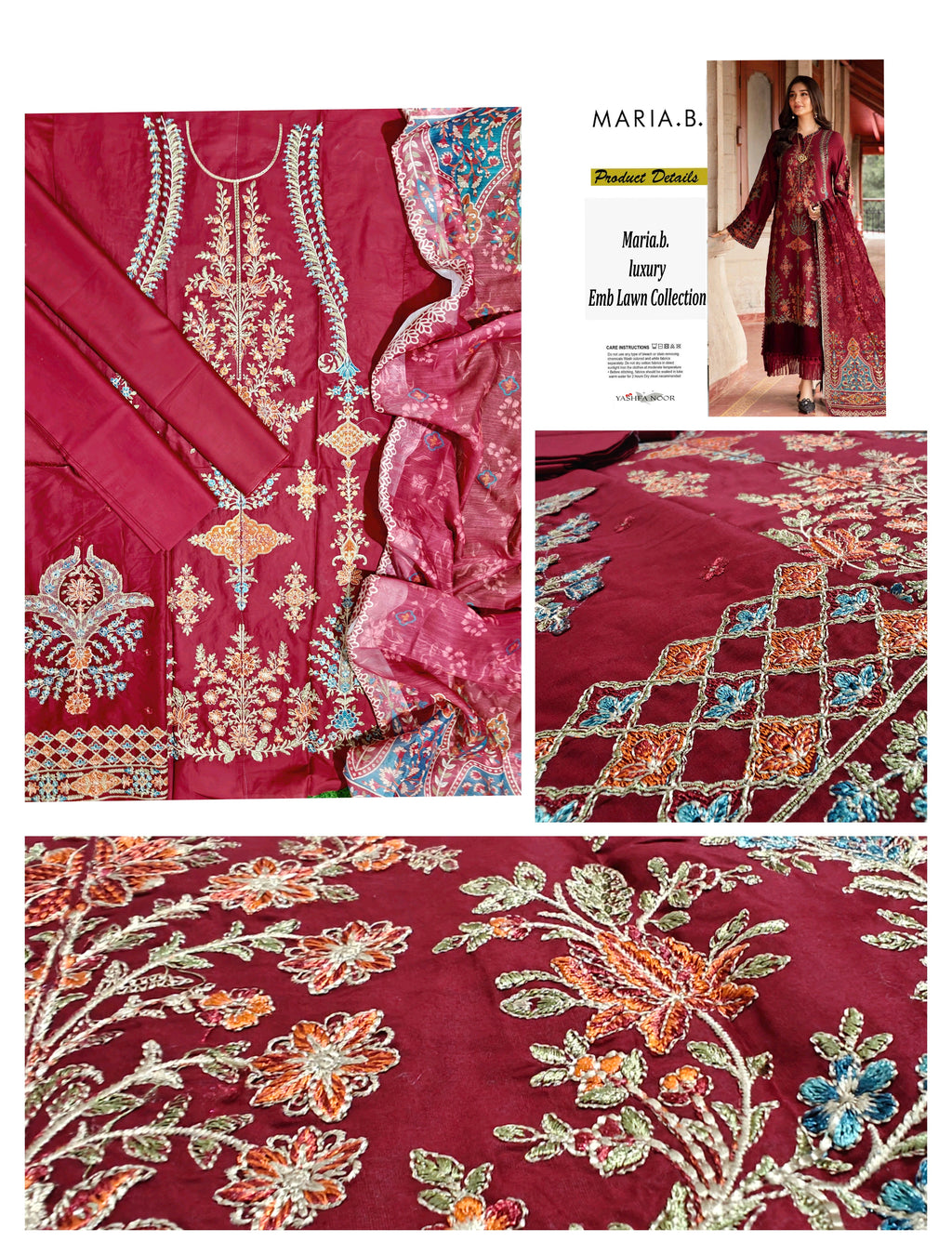 A.SOFIA MARIA.B REPLICA EMBROIDERY LAWN COLLECTION