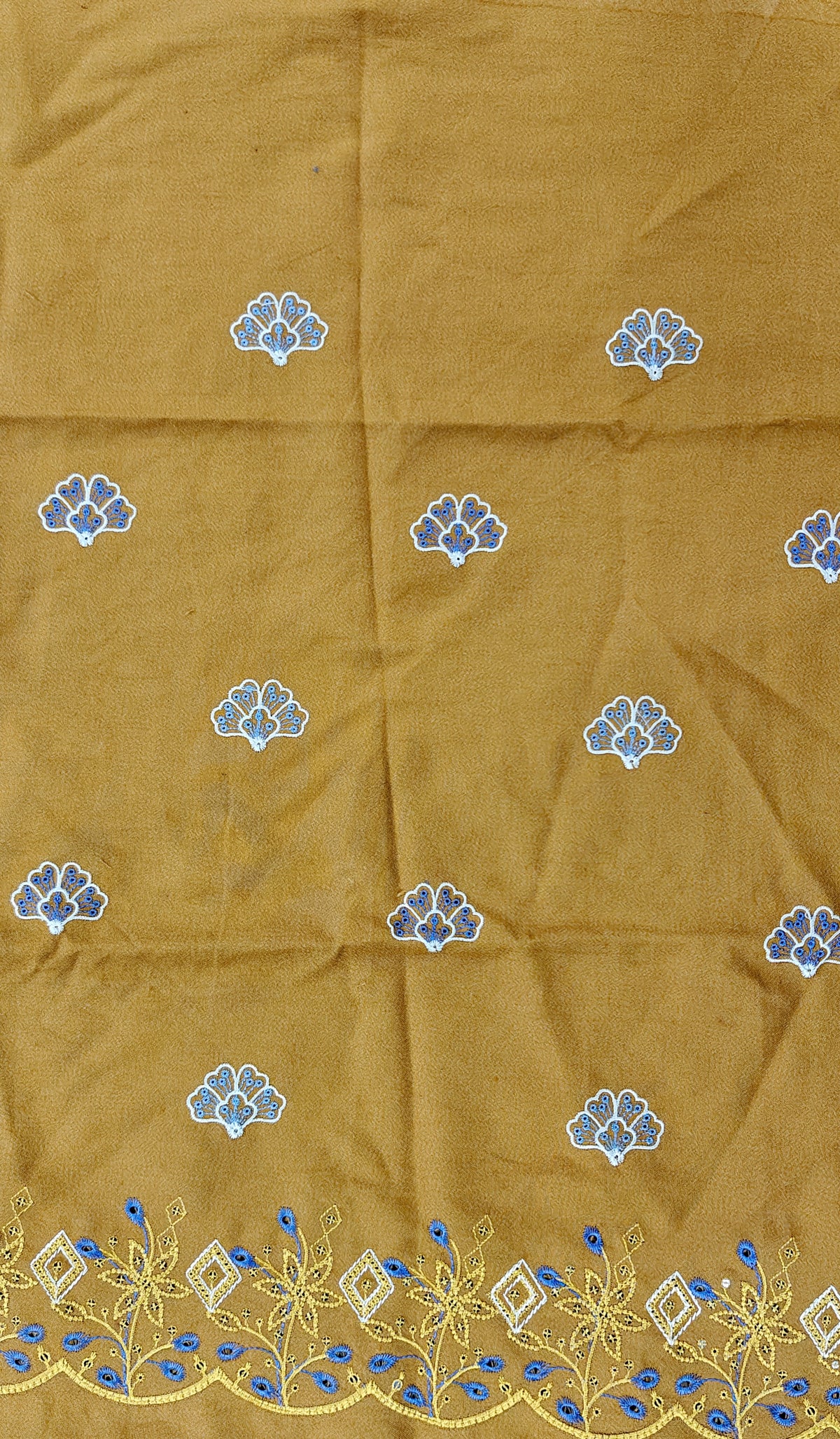 LUXURY DHANAK EMBROIDERY COLLECTION WITH DHANAK SHAWL