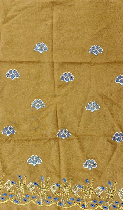 LUXURY DHANAK EMBROIDERY COLLECTION WITH DHANAK SHAWL