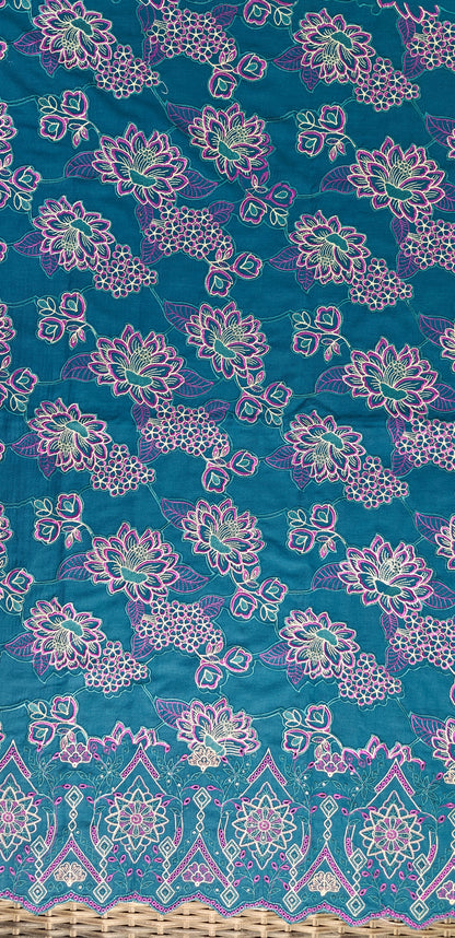 LUXURY DHANAK EMBROIDERY COLLECTION WITH DHANAK SHAWL
