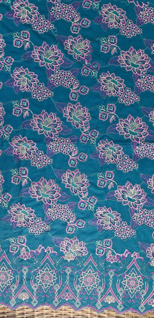LUXURY DHANAK EMBROIDERY COLLECTION WITH DHANAK SHAWL