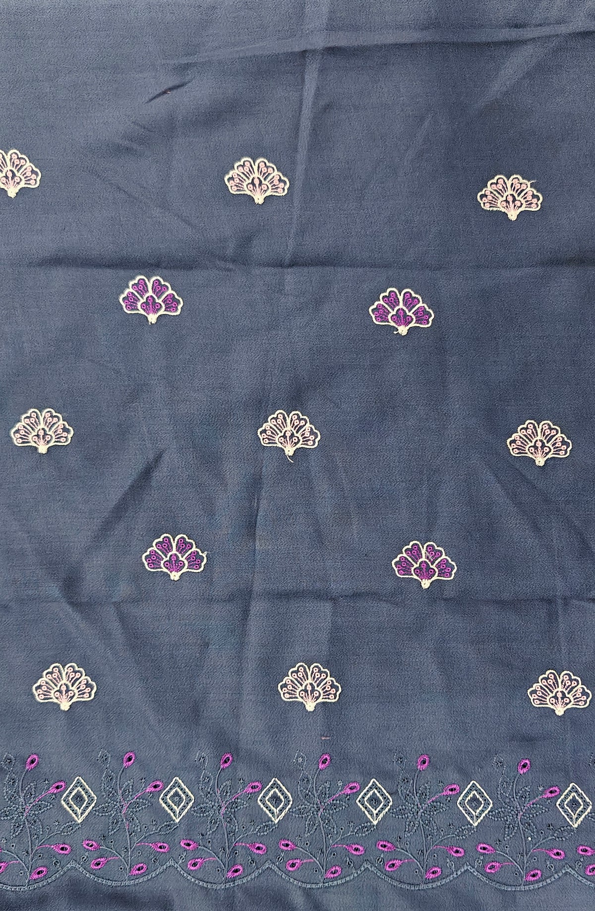 LUXURY DHANAK EMBROIDERY COLLECTION WITH DHANAK SHAWL