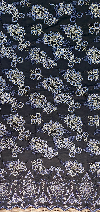 LUXURY DHANAK EMBROIDERY COLLECTION WITH DHANAK SHAWL