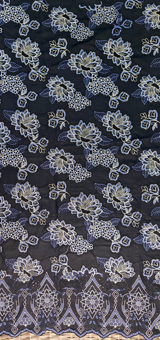 LUXURY DHANAK EMBROIDERY COLLECTION WITH DHANAK SHAWL